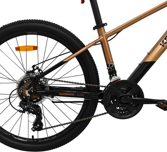 Keskin Bike MTB PRO - Mountainbike 29 inch - 21 versnellingen Shimano - Framemaat: 39 cm - Zwart/Brons — afbeelding 3