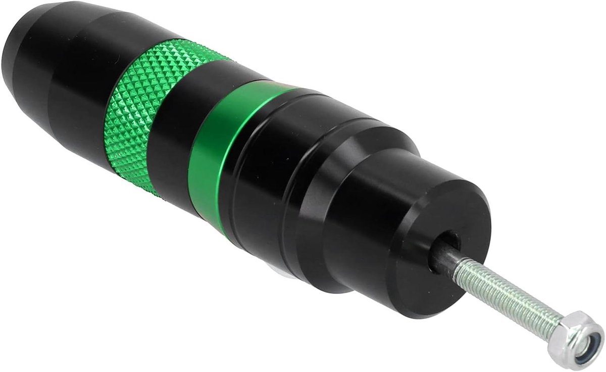 Motorfietspijpschuif - Valbeschermer Crash - Bescherming Motor - Universele Pasvorm - 20x7x5 cm - Groen