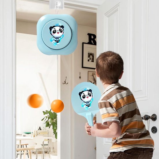 Pong Trainingsset - Deur Trainer - Hand-Oog Training - Verstelbare Lengte - 23 x 7.5 x 18.5 cm - Blauw — afbeelding 2