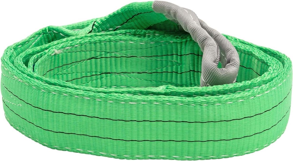 Hijsbands Set - Hefband Polyester - Lading Zekeren - Scheurvast - 2 m 2000 kg - Blauw