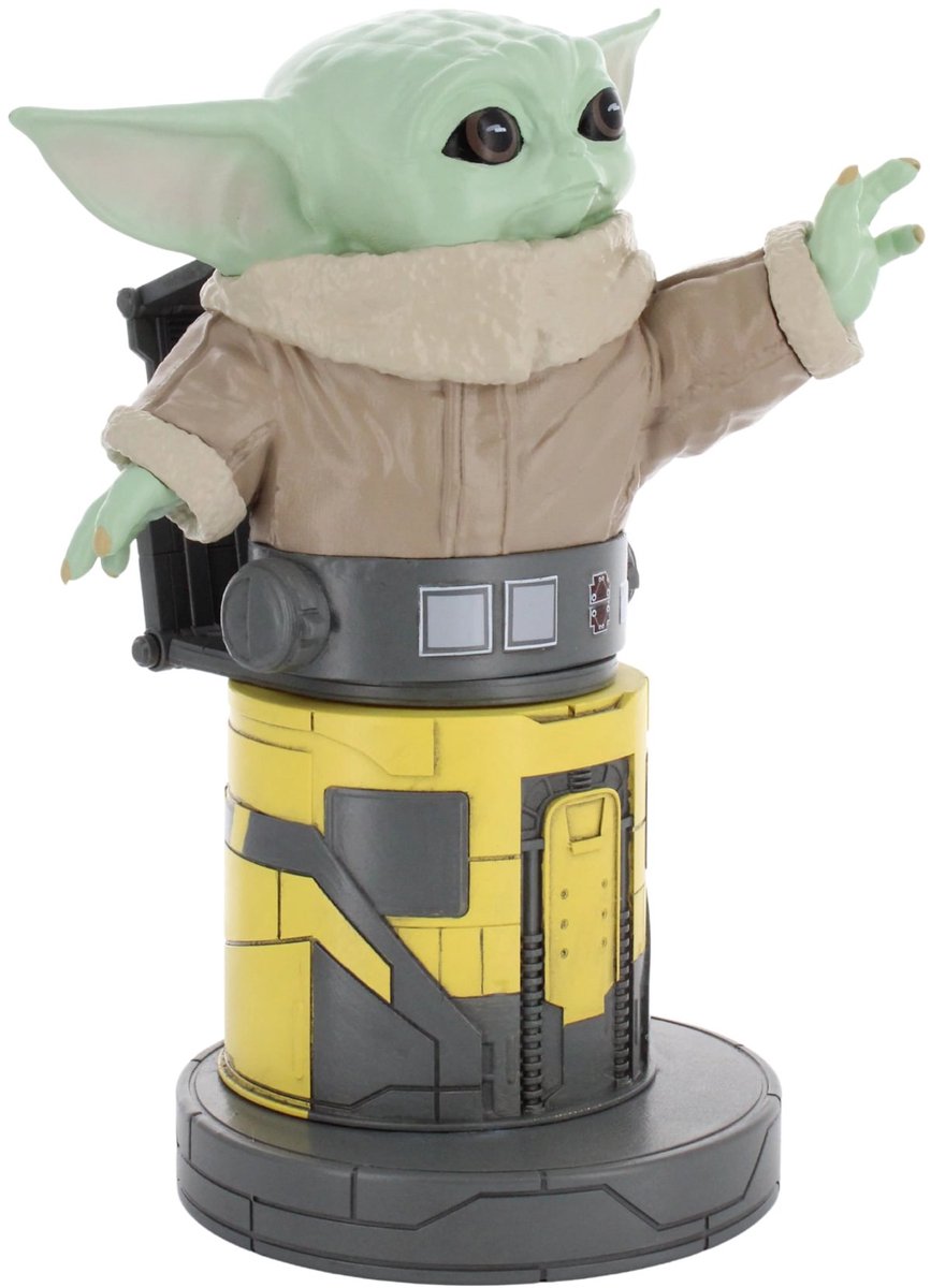 Star Wars - Grogu Mandalorian apprentice - figurine standaard voor telefoon | controller | oplaadcase (Cable Guys R.E.S.T.) — afbeelding 12
