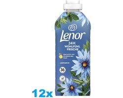 Lenor Zeebries Wasverzachter – 12x36 Wasbeurten – Frisse Geur – 12 Stuks