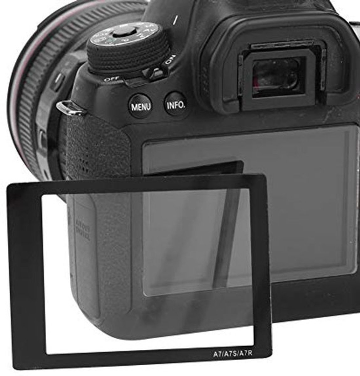 Schermbeschermer Xplosion-Proof Anti-Collision Anti-Kras Camera Schermbeschermer DSLR Glas Film Voor