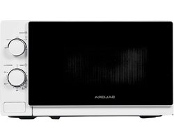 Vrijstaande Magnetron - Compacte Oven - Maaltijden Opwarmen - 5 Vermogensstanden - 20 Liter - Wit