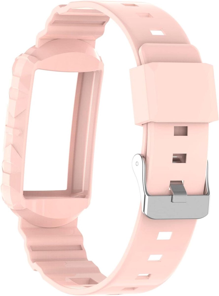 Siliconen band - Sportband Horlogeband - Sporten en Dagelijks - Ademend Licht - 21 cm - Zwart
