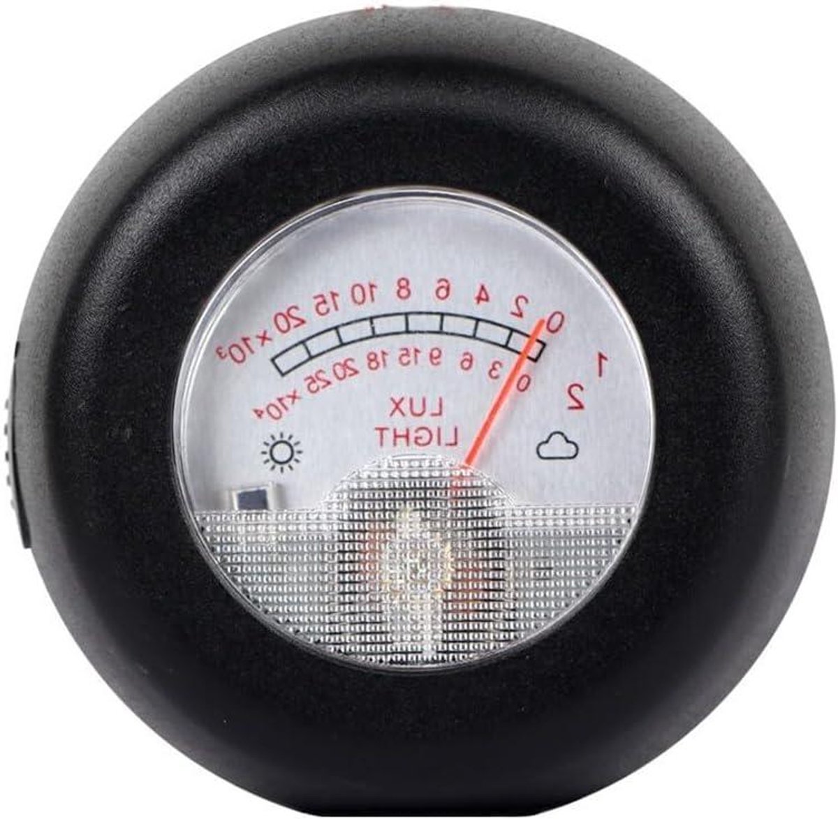Lux Meter - Lichtmeter Temperatuur - Planten Groei - Breed Meetbereik - 0-250.000 LUX - Zwart