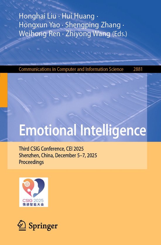 Springer Nature Proceedings Computer Science - Emotional Int ... - cover