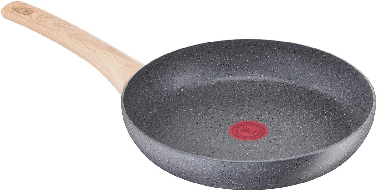 Koekenpan - Koekenpan met anti-aanbaklaag - Lekker Koken - Mineralia+ anti-aanbaklaag - 30 cm - Zwart