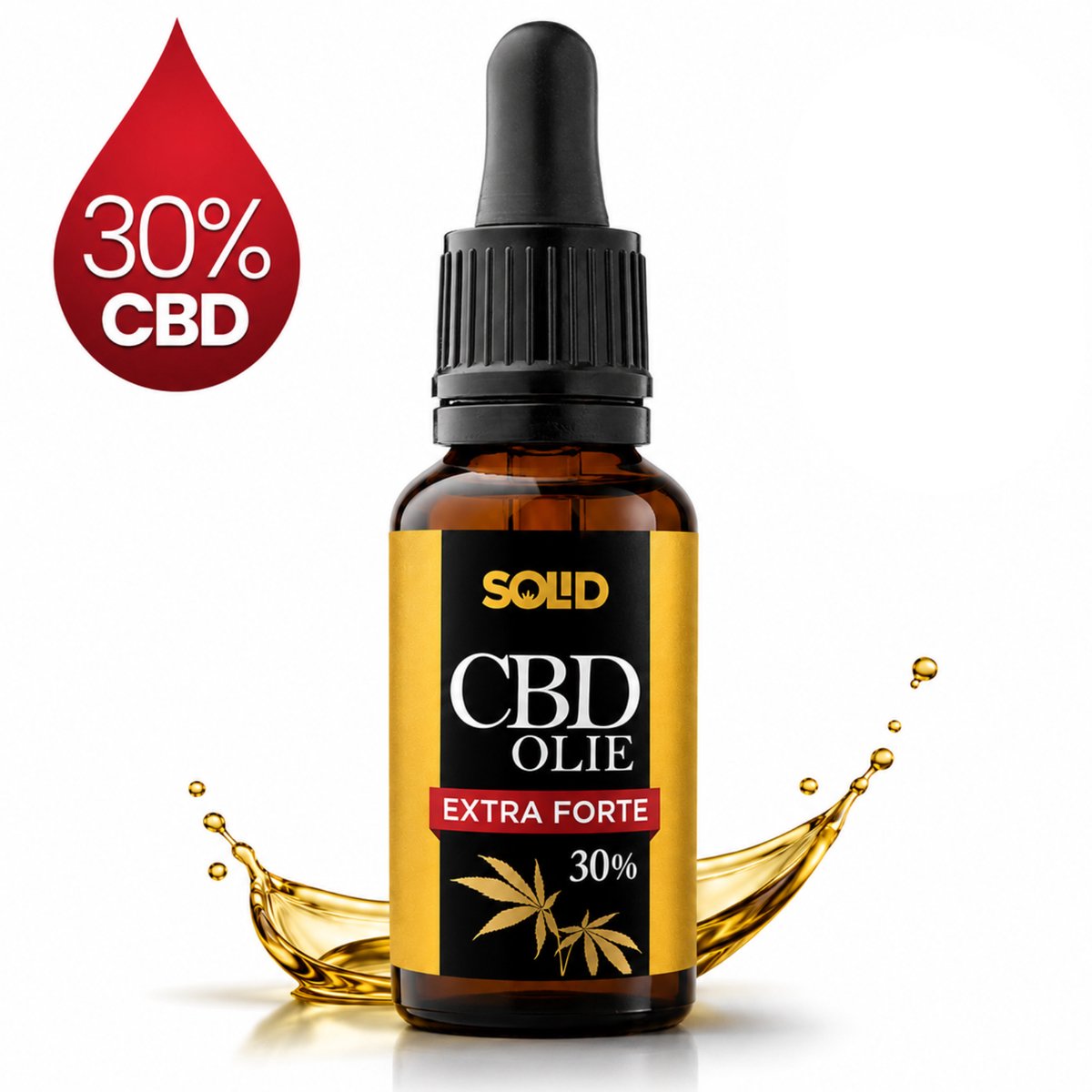 10 ml Solid Premium CBD Olie 30%