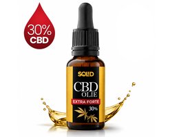 SOLID® CBD Olie Extra Forte 30% - Full Spectrum - 100% Biologisch Geteeld - Hoog Geconcentreerd - CBD Supplementen - 3000mg CBD - 10ml