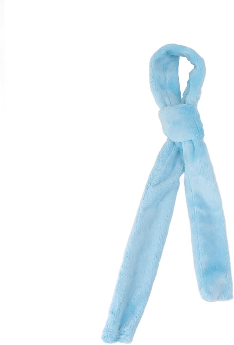 Antislip Haarband - Krul Hoofdband - Haar Styling - Hitteloos Krullen - 15 x 10 x 4 cm - Blauw