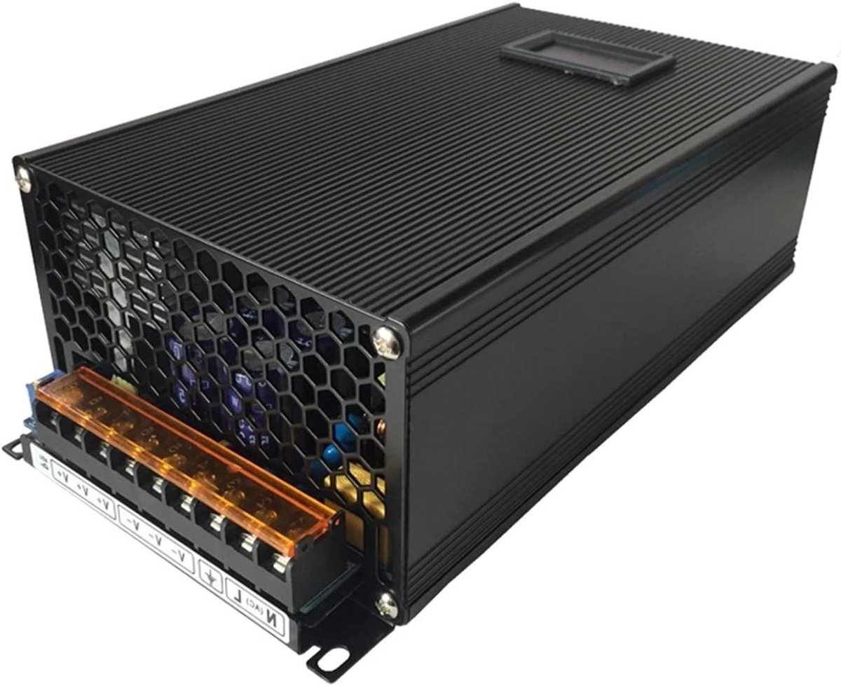 Laboratoriumvoeding - Verstelbare SMPS - Stroom Stabiliseren - Overstroom Bescherming - 1500W - Aluminium