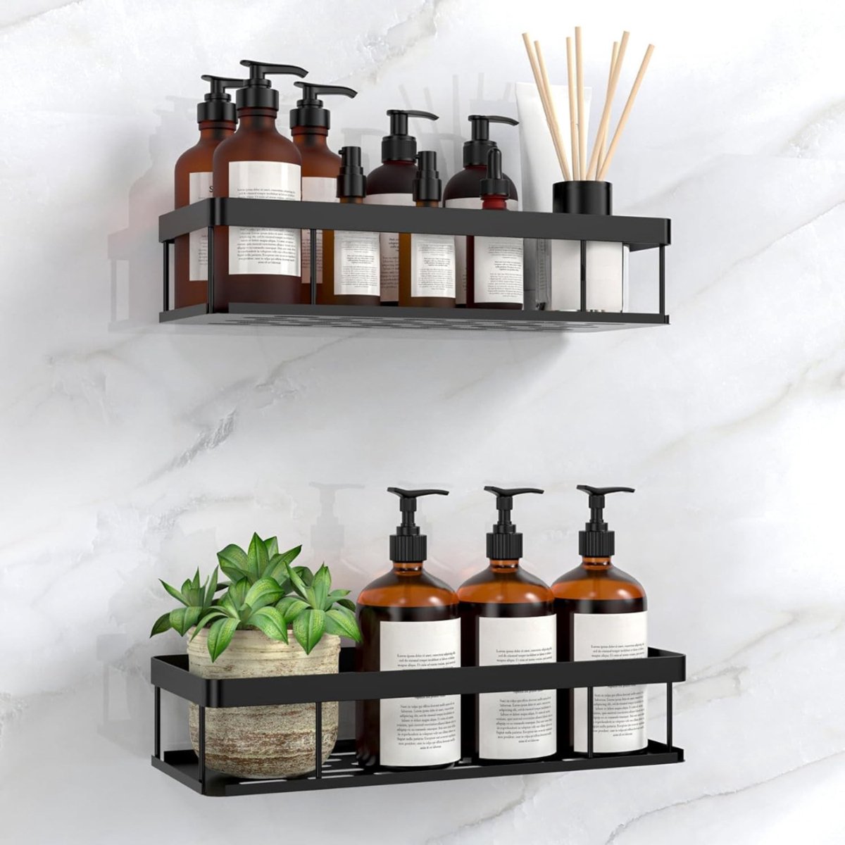 YOR® Kruidenrek ophangbaar - Kruidenrek - Zwart - 12cm x 29cm x 7cm