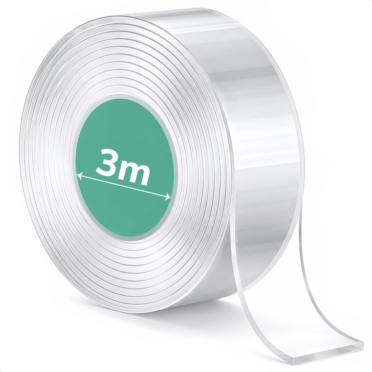 Dubbelzijdig tape extra sterk - 3 meter - 2 cm breed - Waterbestendig en Herbruikbaar - Montage - Nano - Plakband - Klussen - Transparante