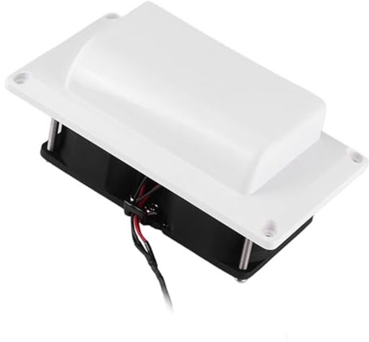 Keenso OneWay-luchtinlaat met ventilator, stofdicht, luchtinlaat met ventilator voor caravans, ventilator voor campers, stofzuiger 12 V met vermogensomvormer