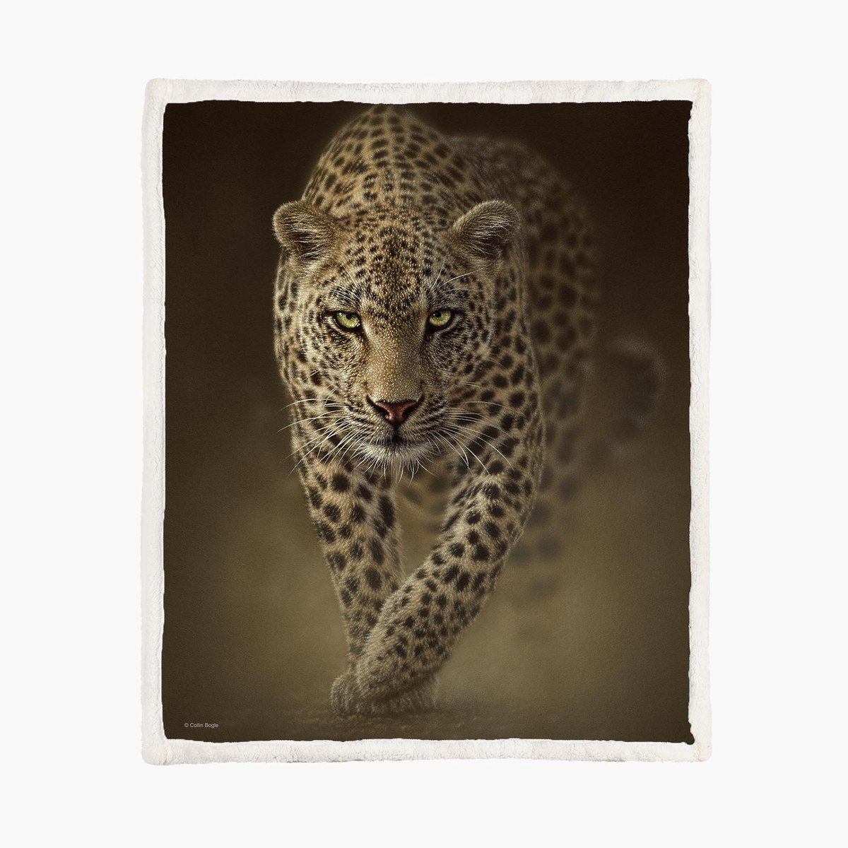 Luipaard Fleece Deken 130*150cm Leopard Savage