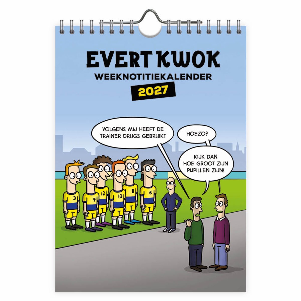 Evert Kwok Weeknotitiekalender 2027 Pupillen