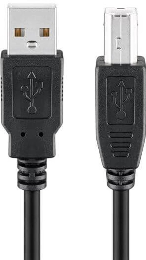 Easy Cables - USB-A naar USB-B kabel, 1,8 Meter
