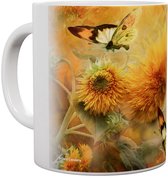 Vlinder Sunflowers & Butterflies - Mok 440ml 440