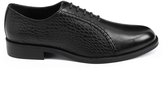 ALLTHEMEN Heren Zakelijke Spitse Neus Veterschoenen - Combinatieleer - 45
