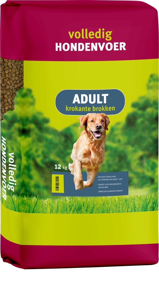 Voerwaarts Voerwaarts Adult krokante brokken - 12kg - Hondenvoer