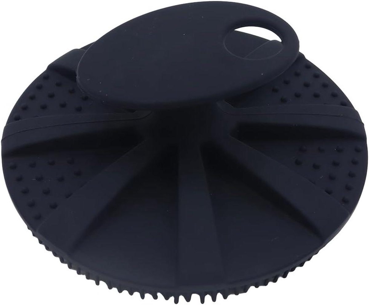 Siliconen Body Scrubber - Douche Borstel - Huid Reiniging - Zachte Exfoliërende Borstels - 10.5 x 4 cm - Zwart