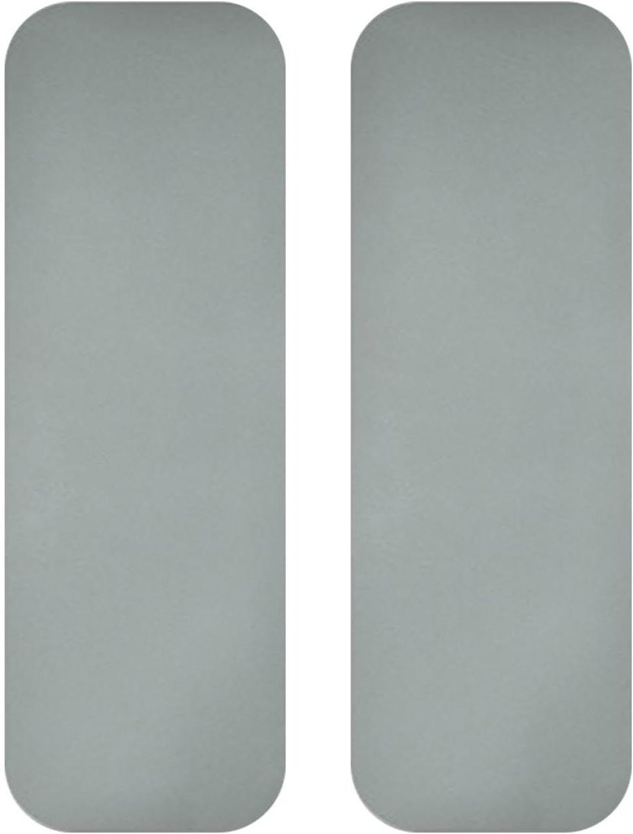 Loopmat Hometrainer - Fitnessmat Geluiddempend - Beschermt Vloeren - Antislip & Trillingsdemping - 25x80cm - Grijs