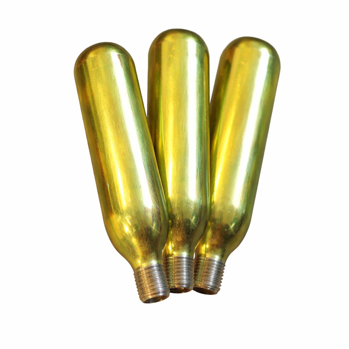 3 stuks - 60cc Luchtpatroon & CO2 Cilinders voor Airbagvest Paardrijden – Veiligheidsvest Navulling - JMPX - S - M - L: 60cc gascilinder