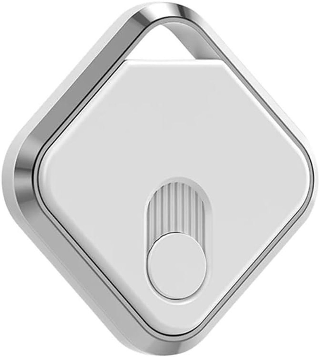 Smart Tracker - Mini Locator - Spullen Vinden - Werkt met Zoek Mijn - 30g - Wit Zilver