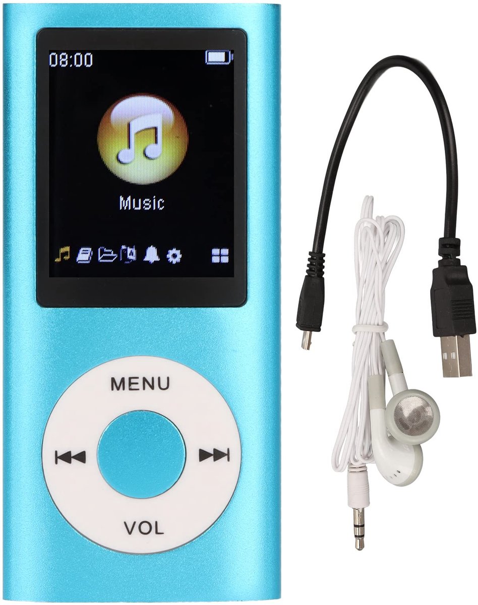 Solidchoice - Dailygoody - Draagbare MP3-speler - Slank 1,8 Inch LCD-scherm - Verliesloze Geluidskwaliteit - Multifunctionele Speler - Tot 64G Geheugen - Geschikt v...