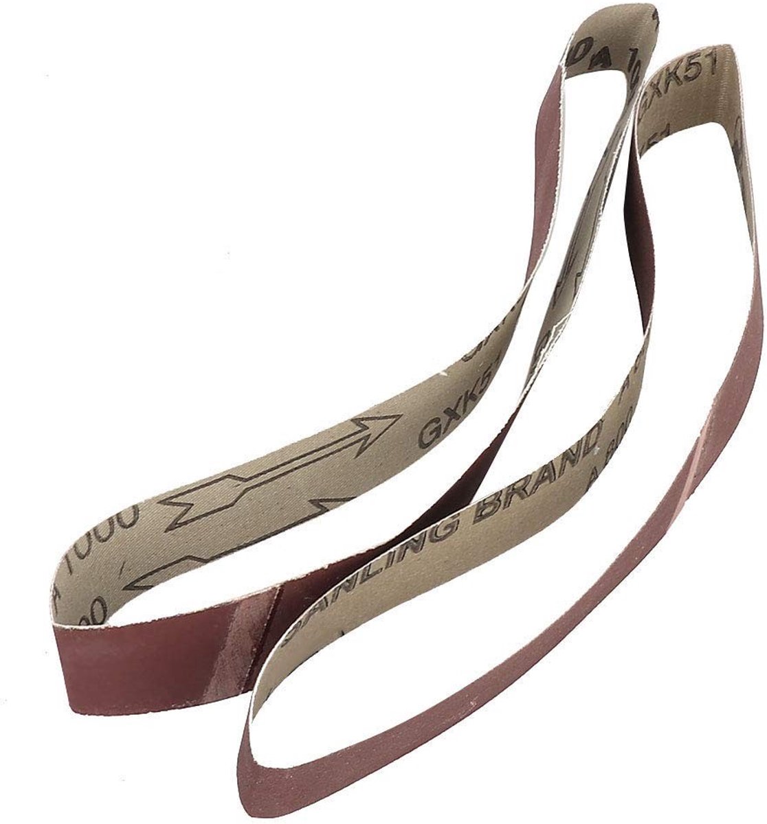 Solidchoice - Dailygoody - 10 Stuks Aluminium Oxide Schuurband - Schuurbanden 400-1000 Grits - Slijpen en Polijsten - 600# - Hoogwaardige kwaliteit - Geschikt voor ...