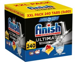 Finish Ultimate Infinity Shine Citroen Vaatwastabletten - 3 x 80 = 240 capsules - Voordeelverpakking