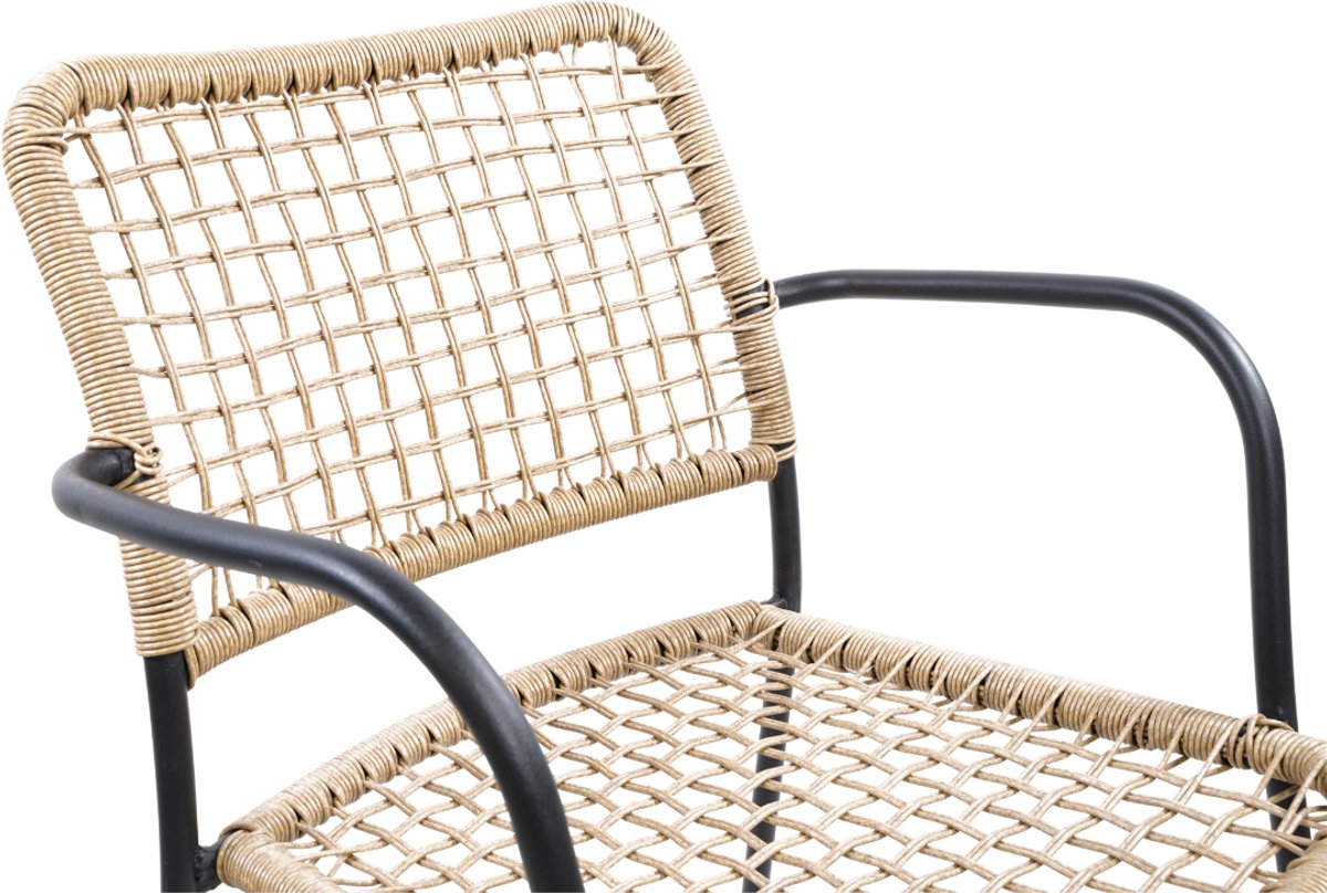 Lesli Living Chaise empilable Kara - 58.8 x 56.5 x 81.5 cm