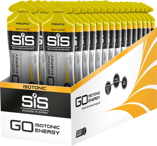 SIS GO Isotonic Energy Gels (30x60ml) Pineapple - Energie & Uithoudingsvermogen - Energie Gels — afbeelding 5