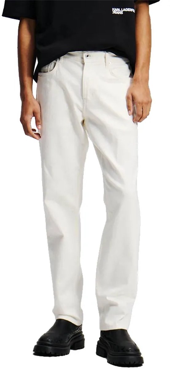 Karl Lagerfeld Jeans A2m10136 Tapered Fit Spijkerbroek Wit 30 / 32 Man