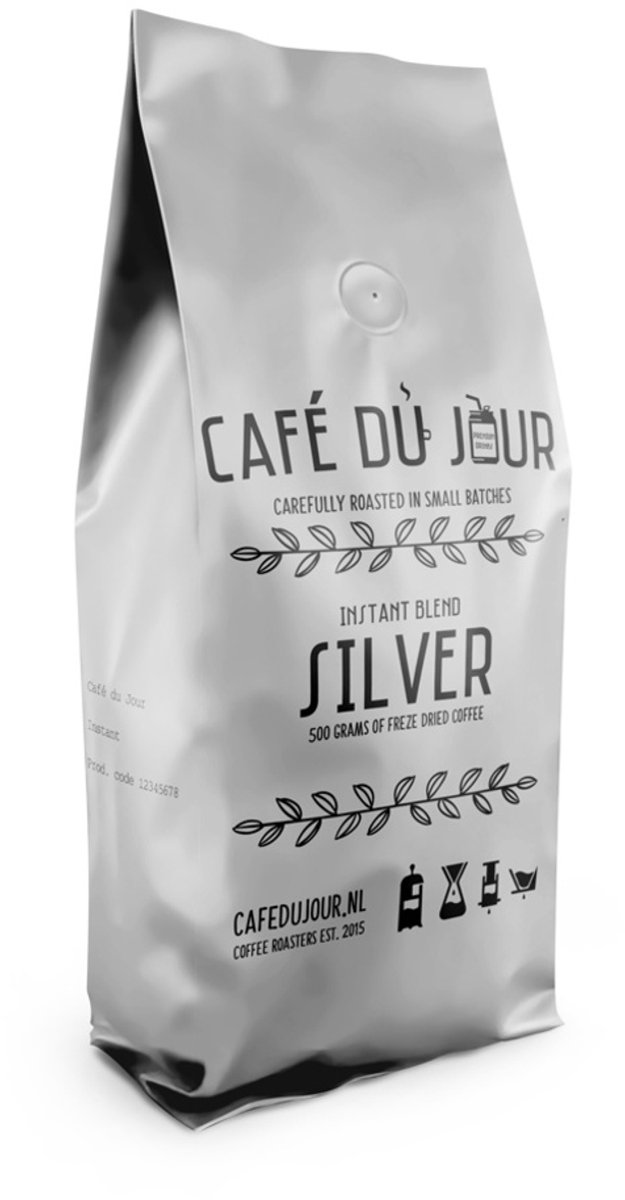 Café du Jour Instant oploskoffie voor automaten 'Silver'