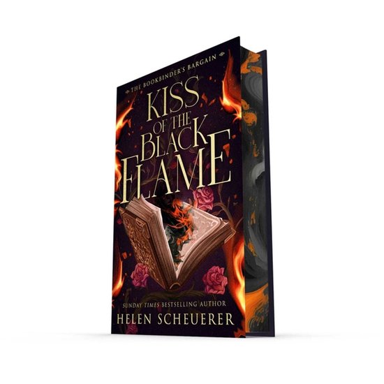 The Bookbinder's Bargain- Kiss of the Black Flame - cover