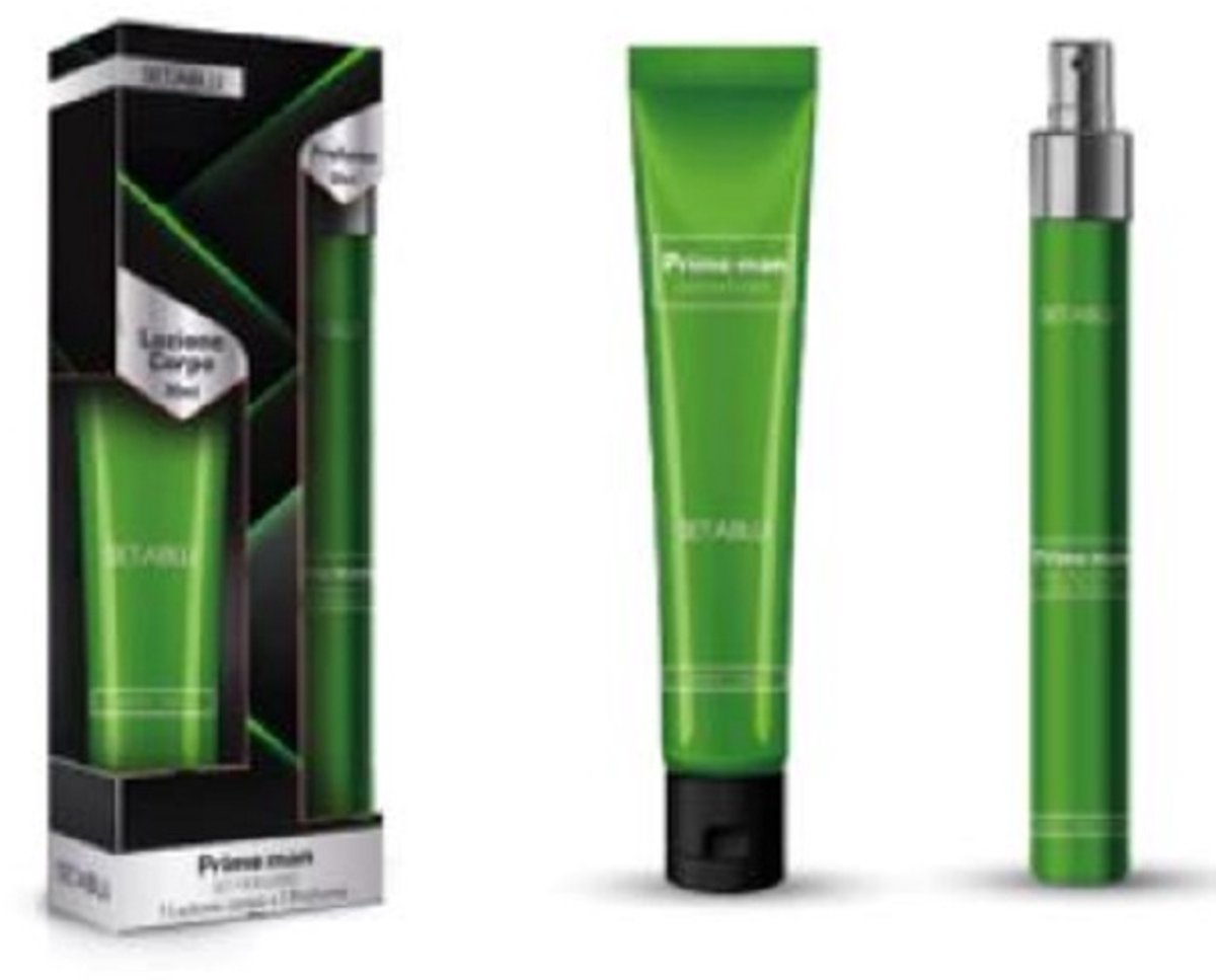 Setablu - prime man - showergel en parfum voor mannen - 2x35ml