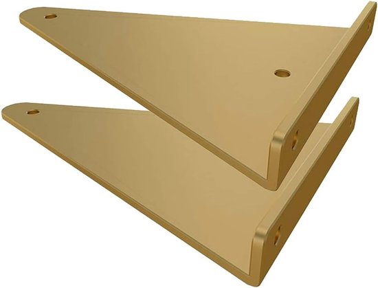 Triangle Wandbeugel Set voor Planken, Wandplank Steunen met Bevestigingsmaterialen, Ideaal voor Opslag en Decoratie in Keuken en Woonkamer — afbeelding 5