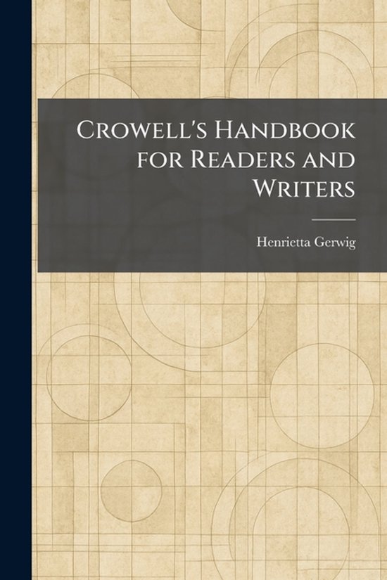 Crowell's Handbook for Readers and Writers - cover