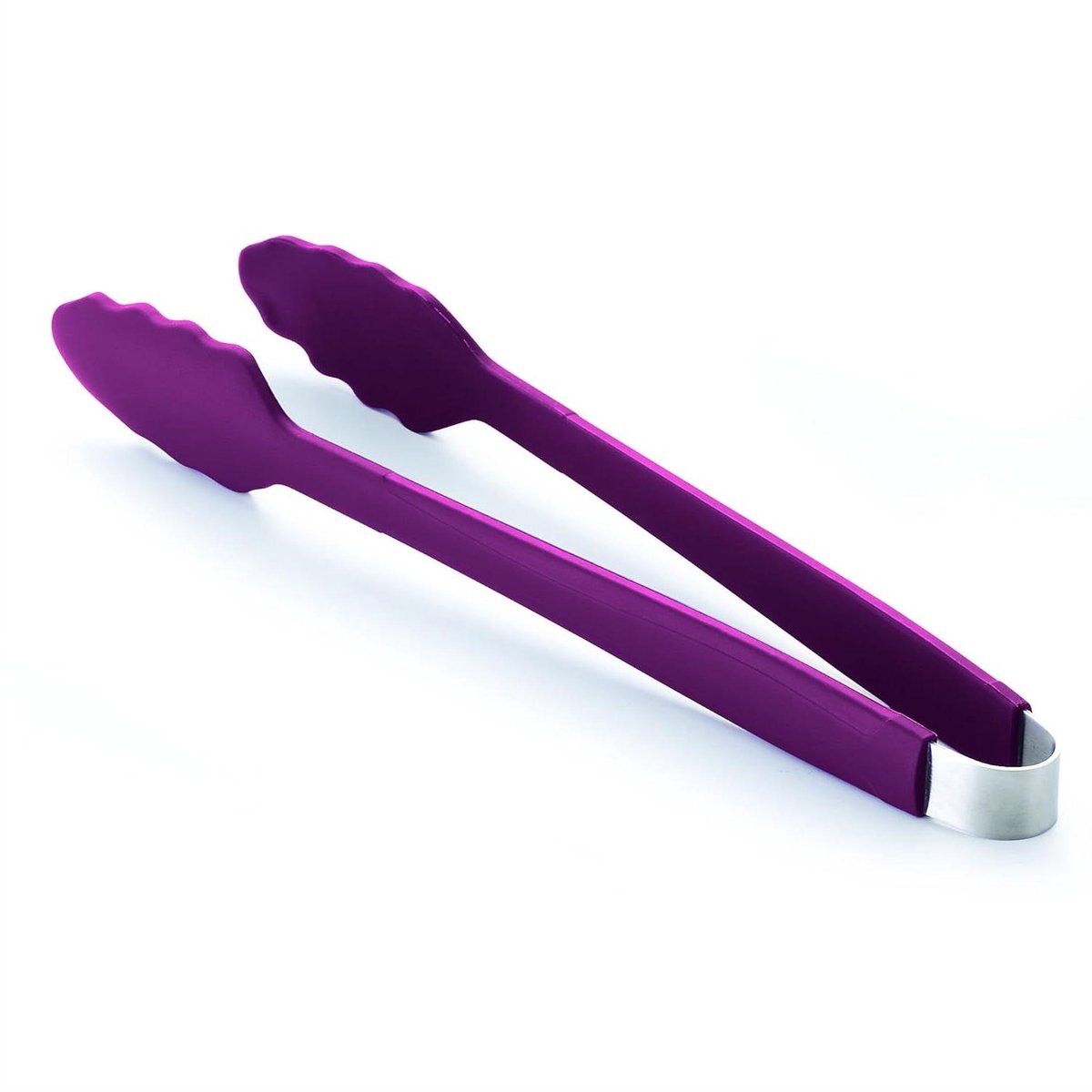 Grilltang - Keukentang - Barbecueën - Hittebestendig siliconen - 33 cm - Lila