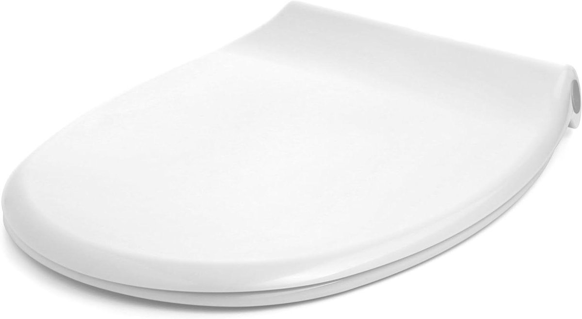 Toiletbril - Zitting Deksel - Badkamer Vernieuwen - Stabiele Fixatie - Ovale Vorm - Wit