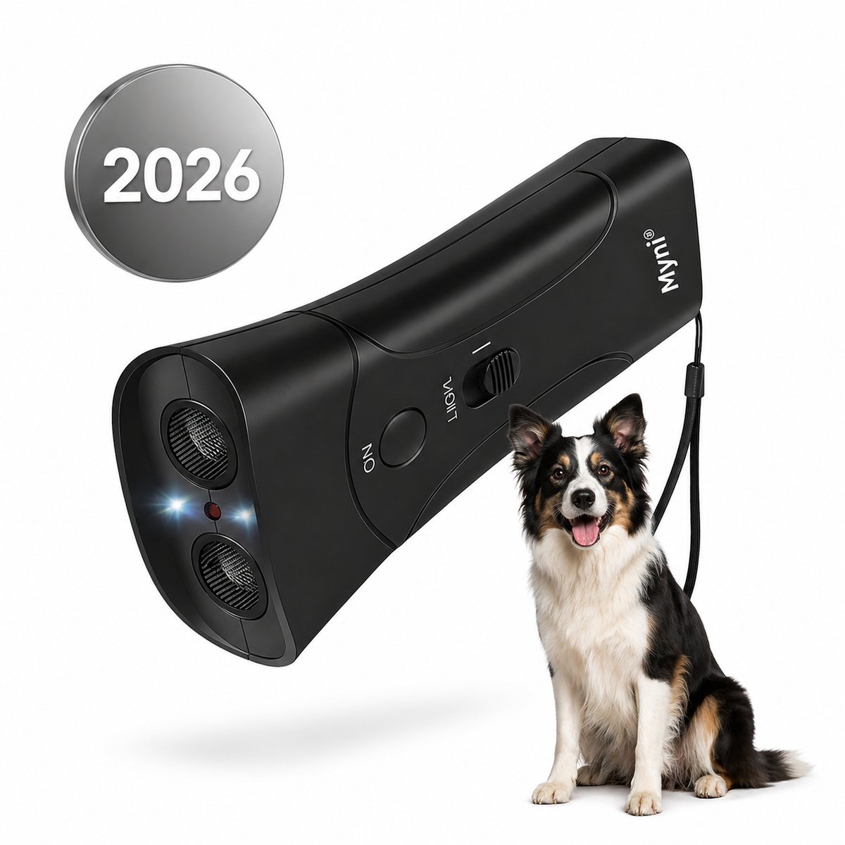 Handheld Ultrasoon Honden Trainer – Anti-Blaf Apparaat – Diervriendelijk, Zonder Schok – 3 standen – 10 m