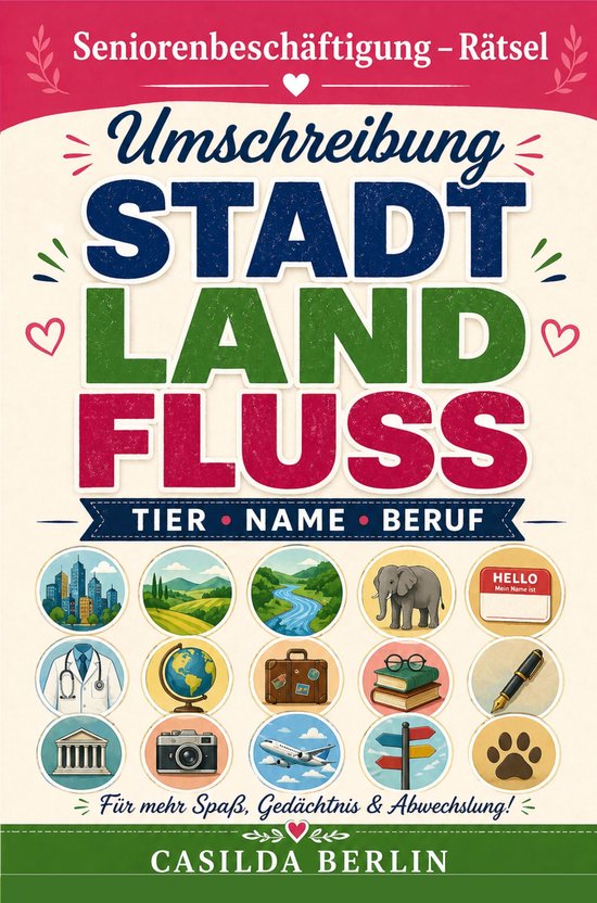 Umschreibungsrätsel für Senioren 1 - Umschreibung Stadt La ... - cover