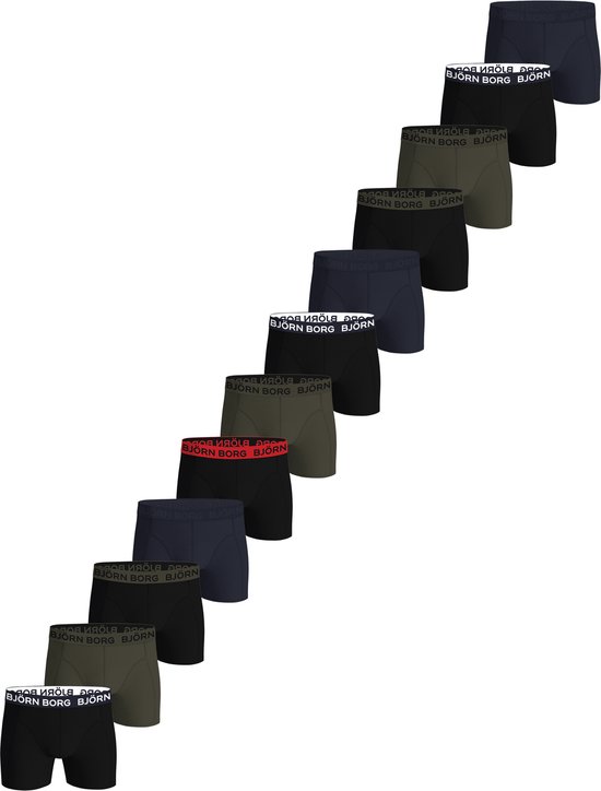 Boxers Björn Borg en Cotton stretch pour homme (lot de 12) - Taille XL