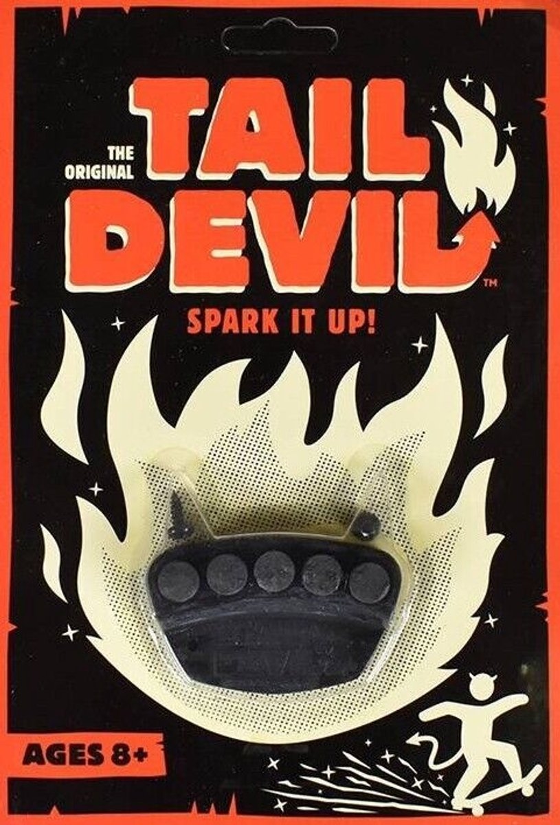 Tail Devil Skateboard spark Zwart