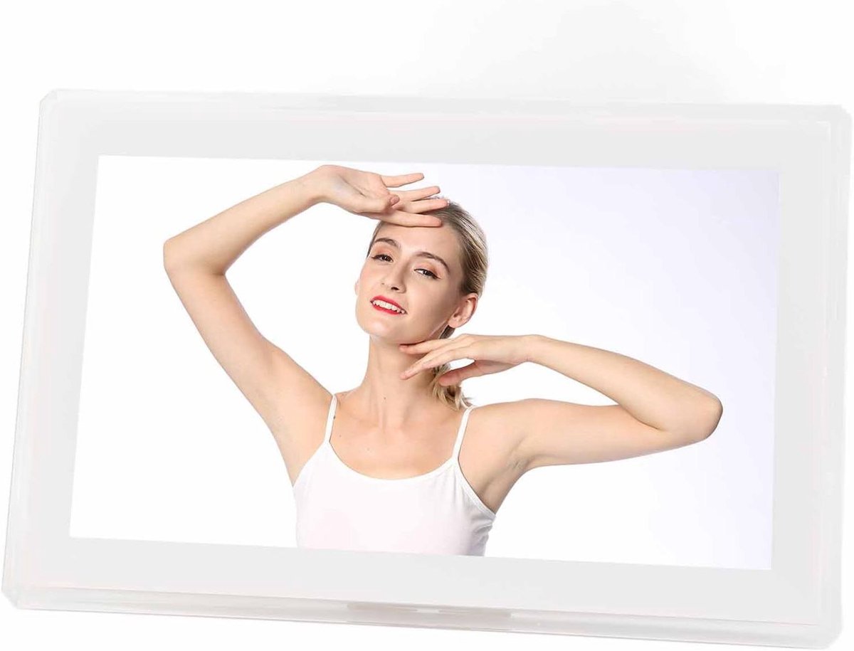 Digitale Fotolijst - Wi-Fi Fotolijst - Foto's Delen - Full HD Touchscreen - 156 Inch - Zwart
