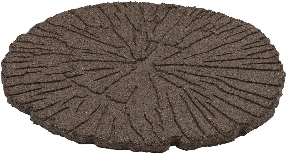 Tuin Sierstenen - Stapstenen Bodem - Tuin Decoratie - Boomstronk Motief - 3 stuks 46 cm - Bruin