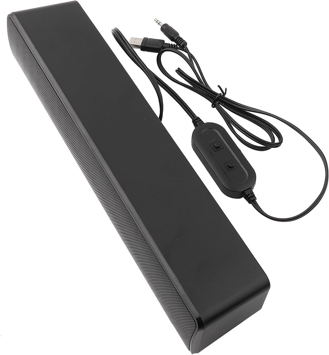 Stereo Soundbar - PC Luidspreker - Muziek Luisteren - 3D Stereo Geluid - 32 cm - Zwart