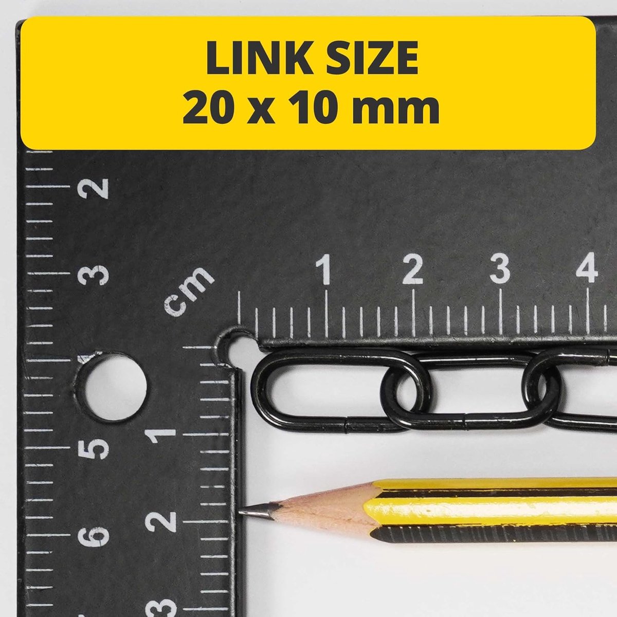 Open schakelketting - Verlichtingsketting decoratie - Verlichting ophangen - Links eenvoudig aan te passen - 2 meter - Gitzwart